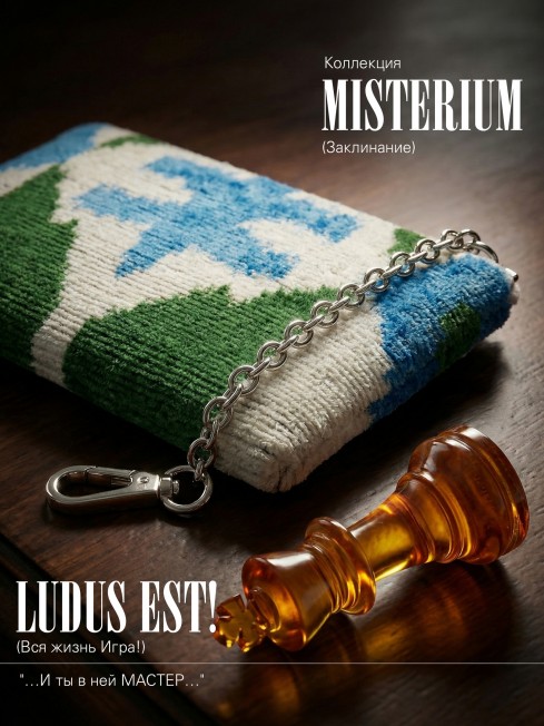 Ключница из Шелка Унисекс LUDUS EST!_Key/L